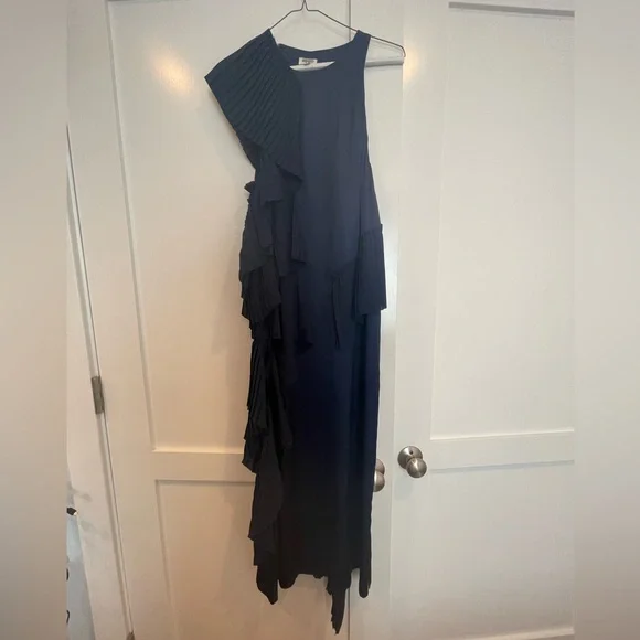 strapless open back dress Chromatic Knit Dress